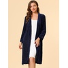 image:imageAllegra K Womens Velvet Bathrobe Soft Lounge Pajamas Sleepwear Tie Waist Flannel Robe