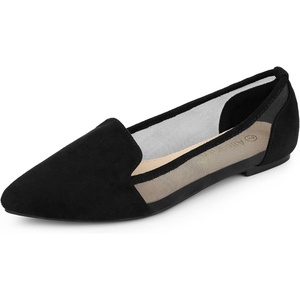 image:imageAllegra K Womens Pointed Toe Mesh Slip on Ballet Flats