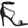 image:imageAllegra K Womens Stiletto Heel Laceup Sandals  3 34 inches Heel Open Toe Comfortable Faux Suede perfect for Evening Party Wedding Date NightBlack