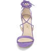 image:imageAllegra K Womens Stiletto Heel Laceup Sandals  3 34 inches Heel Open Toe Comfortable Faux Suede perfect for Evening Party Wedding Date NightPurple