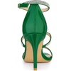 image:imageAllegra K Womens Rhinestone Ankle Strap Stiletto High Green Heel Sandals 7 m US