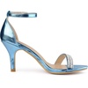 image:imageAllegra K Womens Rhinestone Sandals Stiletto Heels  3 18 inches Heel Ankle Strap Comfortable Faux Leather perfect for Evening Party Wedding Date NightBlue