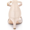image:imageAllegra K Womens Rhinestone Satin Ankle Strap Kitten Heels SandalsChampagne