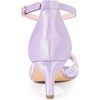 image:imageAllegra K Womens Rhinestone Satin Ankle Strap Kitten Heels SandalsLavender