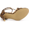 image:imageAllegra K Womens Stiletto Heel Ankle Strap Sandals  3 34 inches Heel Open Toe Comfortable Faux Suede perfect for Evening Party Wedding Date NightLeopard