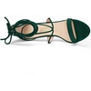 image:imageAllegra K Womens Stiletto Heel Laceup Green Sandals 8 M US  3 34 inches Heel Open Toe Comfortable Faux Suede perfect for Evening Party Wedding Date Night