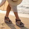 image:imageAllegra K Womens Bohemia Pull on Platform Wedge Heel SandalsBlack1