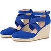 image:imageAllegra K Womens Espadrilles Closed Toe Wedges Heels SandalsRoyal Blue