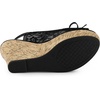 image:imageAllegra K Womens Lace Platform Wedges Wedge Heel SandalsBlack