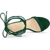 image:imageAllegra K Womens Platform Stiletto Heels Emerald Green Lace Up Sandals  75 m US