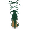 image:imageAllegra K Womens Platform Stiletto Heels Emerald Green Lace Up Sandals  75 m US