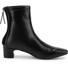 image:imageAllegra K Womens Square Toe Block Heels Ankle Boots  Low Heeled Back Zip ChunkyHeel 18 Inches Party Halloween days Christmas Days Dating EveningBlack