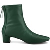 image:imageAllegra K Womens Square Toe Block Heels Ankle Boots  Low Heeled Back Zip ChunkyHeel 18 Inches Party Halloween days Christmas Days Dating EveningDark Green