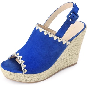 image:imageAllegra K Slingback Open Toe Platform Wedges Heel Espadrille Wedge Sandals for WomenRoyal Blue