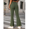 image:imageAllegra K Womens Flare Jeans 70s Outfits High Waisted Stretchy Denim Pants Trendy Bell Bottom JeansArmy Green