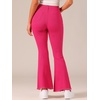 image:imageAllegra K Womens Flare Jeans 70s Outfits High Waisted Stretchy Denim Pants Trendy Bell Bottom JeansHot Pink