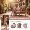 image:imageAllegra K Womens Plaid Side Zipper LaceUp Peeptoe Platform SandalsBeige