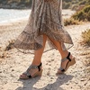 image:imageAllegra K Womens Rhinestone Elastic Band Glitter Platform SandalsBlack