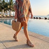 image:imageAllegra K Womens Rhinestone Elastic Band Glitter Platform SandalsBronze