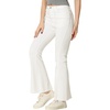 image:imageAllegra K Womens Flare Jeans 70s Outfits High Waisted Stretchy Denim Pants Trendy Bell Bottom JeansWhite