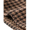 image:imageAllegra K Womens Elegant Houndstooth Elastic Waist Straight Split Midi Skirt