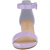 image:imageAllegra K Womens Open Toe Low Block Heel Ankle Strap Purple Sandals 65 M US