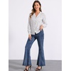 image:imageAllegra K Womens Valentine Top 1950s Vintage Long Sleeve Printed Button Down TopsWhite Heart