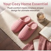 image:imageAllegra K Womens House Shoes Slip on Snow Winter Warm Indoor Outdoor SlippersPink