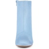 image:imageAllegra K Womens Chunky Heels Zipper Ankle Boots  Round Toe Wide Calf Heel 3 Inches Party Halloween days Christmas Days Dating EveningSky Blue