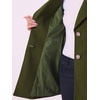 image:imageAllegra K Womens Elegant Overcoat Notched Shawl Collar Single Breasted Outerwear Winter Long CoatArmy Green