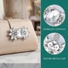 image:imageAllegra K 2 PCS Womens Rhinestone Flower Shoe Clips Fashion Crystal Shoes Buckles Decoration for Wedding PartyClear