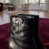 image:imageAllegra K 2 PCS Womens Rhinestone Flower Shoe Clips Fashion Crystal Shoes Buckles Decoration for Wedding PartyClear
