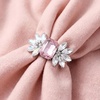 image:imageAllegra K 2 PCS Womens Rhinestone Flower Shoe Clips Fashion Crystal Shoes Buckles Decoration for Wedding PartyPink