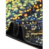 image:imageAllegra K Sequin Tops for Womens Sparkly Dolman Sleeve Disco Party Oversize Bling Glitter BlouseMulticolor