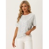 image:imageAllegra K Sequin Tops for Womens Sparkly Dolman Sleeve Disco Party Oversize Bling Glitter BlouseSilver