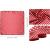 image:imageAllegra K 2Pcs 50cm Women Satin Printed Square Kerchief Hair Wrap Neck Scarf 50  50cm1969  1969LW Red DotsampRed