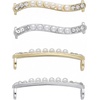 image:imageAllegra K 4 PCS Womens Shoelace Charm DIY Decorative Rhinestones Shoe Clips Faux Pearl for PartyGold Silver11