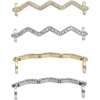 image:imageAllegra K 4 PCS Womens Shoelace Charm DIY Decorative Rhinestones Shoe Clips Faux Pearl for PartyGold Silver4
