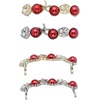 image:imageAllegra K 4 PCS Womens Shoelace Charm DIY Decorative Rhinestones Shoe Clips Faux Pearl for PartyGold Silver5