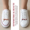 image:imageAllegra K 4 PCS Womens Shoelace Charm DIY Decorative Rhinestones Shoe Clips Faux Pearl for PartyGold Silver5