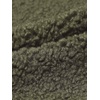 image:imageAllegra K Fuzzy Fleece Jacket for Womens Casual Faux Fur Button Winter Outerwear Short CoatArmy Green