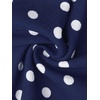 image:imageAllegra K Polka Dot Dress for Women Casual Summer Sleeveless Tank Dress Boat Neck Y2K Bubble DressesDark Blue