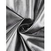 image:imageAllegra K Womens Holographic Party Shimmering Shiny Lightweight Zipper Hooded Metallic JacketDark Silver