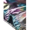 image:imageAllegra K Womens Holographic Party Shimmering Shiny Lightweight Zipper Hooded Metallic JacketMulticolorsquare