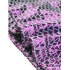 image:imageAllegra K Womens Holographic Party Shimmering Shiny Lightweight Zipper Hooded Metallic JacketPurplepatterned