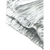 image:imageAllegra K Womens Holographic Party Shimmering Shiny Lightweight Zipper Hooded Metallic JacketSilver