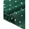 image:imageAllegra K Womens Polka Dots Short Sleeve Button Up Vintage 1950s BlouseDark Green