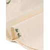image:imageAllegra K Womens Shirt Dress Long Sleeve Collared Floral Embroidered Casual Mini DressesBeige