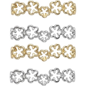 image:imageAllegra K 4 PCS Womens Shoelace Charm DIY Decorative Rhinestones Shoe Clips Faux Pearl for PartyGold Silver2