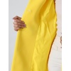 image:imageAllegra K Womens Peter Pan Collar Overcoat Double Breasted Winter Trench Pea CoatYellow